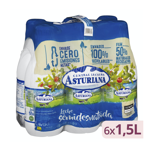 asturiana semi 1 5 L pack6